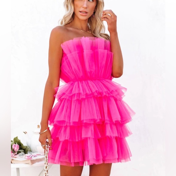 ⭐️SALE NWOT Tulle Mini Dress - Picture 12 of 13